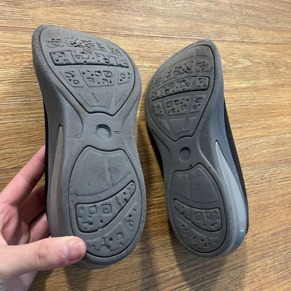 LAUNORY Women's Espadrilles shoes Black Gray size 7 - Picture 3 of 7